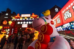 2026新年初一青岛中山路之夜