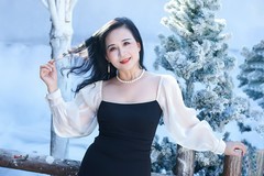 【雪景美女】---闪亮