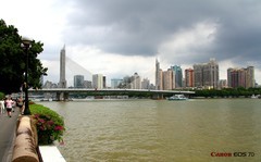 滨江路的景色.