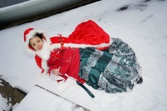 环境人像---雪中丽人！