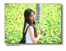 云台花园的少女。