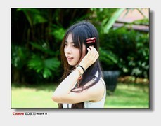 云台花园的少女。