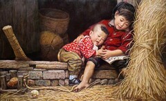 李自健油画作品
