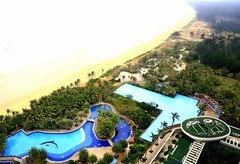 1022【不老松：二游海南纪实】临高长島兰湾楼顶拍美景！