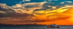 青岛金茂湾晚霞