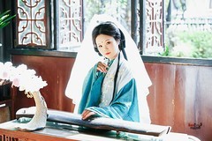 【余荫山房·古风汉服美女】---小魚