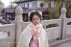 在大明湖拍汉服照（一）