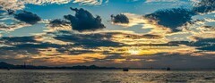 青岛金茂湾晚霞