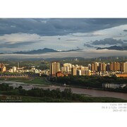 雨后秦岭束玉带