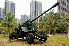 919【不老松：二游海南记实】 解放公园外景！(解放軍赠给的大炮！)