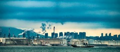 傍晚  远眺西海岸