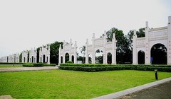 921【不老松：二游海南记实】海南临高县著名的 文澜文化公园！1.7公里长的牌坊一条街