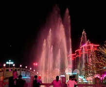 1412【不老松：二游海南纪实】临高文谰公园节日夜景！