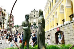 澳门大三巴老街见闻