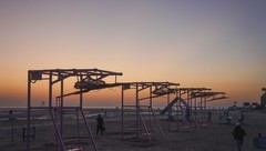 黎明赶海场景（鸽子窝公园）