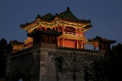 颐和园长廊夜景