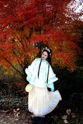环境人像---园博园的古装美女！