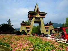 国庆假日的青城山风光
