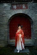 环境人像----园博园的汉服佳人！