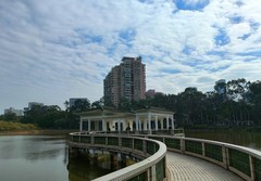 东郊公园的秋色。