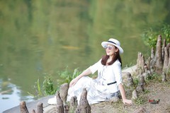 【冬日植物园美女】---森森