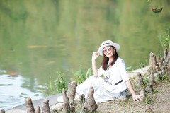 【冬日植物园美女】---森森