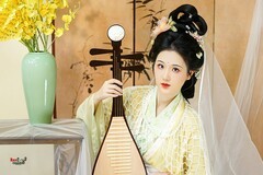 【闲抱琵琶待月归】---半鹿