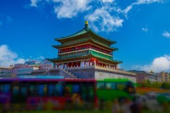 西安钟鼓楼周边风景