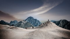 旅途中一一青海胭脂山