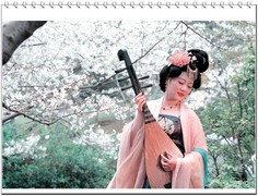 一组古风唐装美女人像