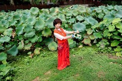 植物园里快乐的老伴！