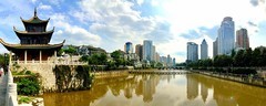 1728【不老松：纪实摄影】山河锦绣“山水之间” (09)甲秀楼，明万历年间建造。