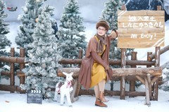 【冬日雪景美女】---木子