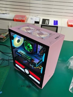 3A平台游戏办公的粉色主机