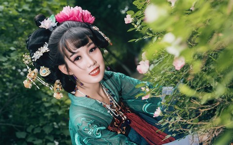 奥森公园多种机位拍古装人像 奥森公园多种机位拍古装人像