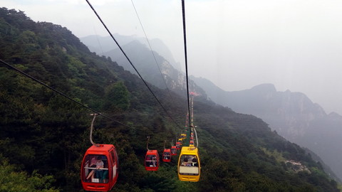  Several photos of Mount Lushan
