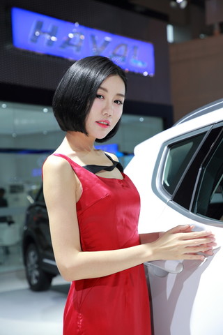  Take photos at 2017 Kunming Auto Show