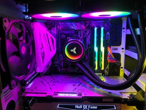  Computer light effect transformation, upgrading the RGB memory of Zhiqi Light halberd, further improving the host's appearance