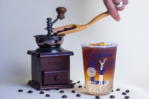 鹿角湾咖啡，黑金气泡美式