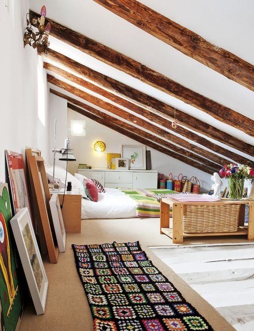 敲好看的阁楼装修模板，好想有个阁楼当自己的秘密基地