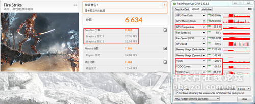 AMD Radeon R9 380简单跑分测试