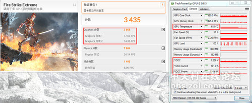 AMD Radeon R9 380简单跑分测试