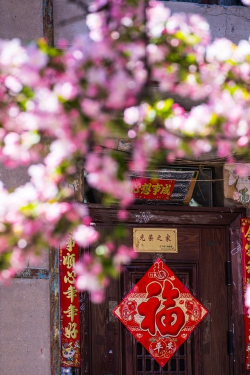 漫 街 的 海 棠 花 ------ 祝 好 友 劳 动 节 快 乐 ！