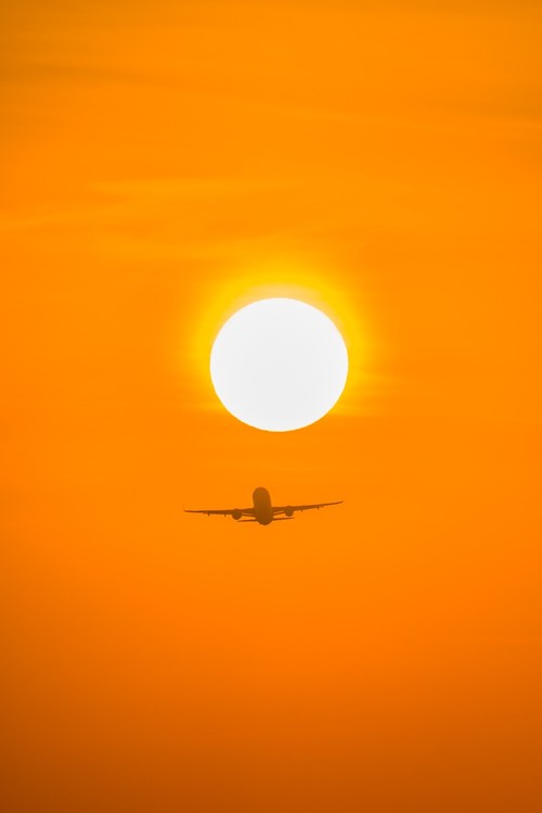 飞 机 冲 日