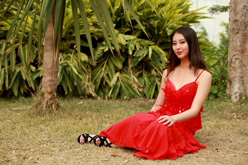 【美科“冬季到广州来看你”--广州论坛2015年年会外拍活动】---红晚装美女-中关村在线摄影论坛