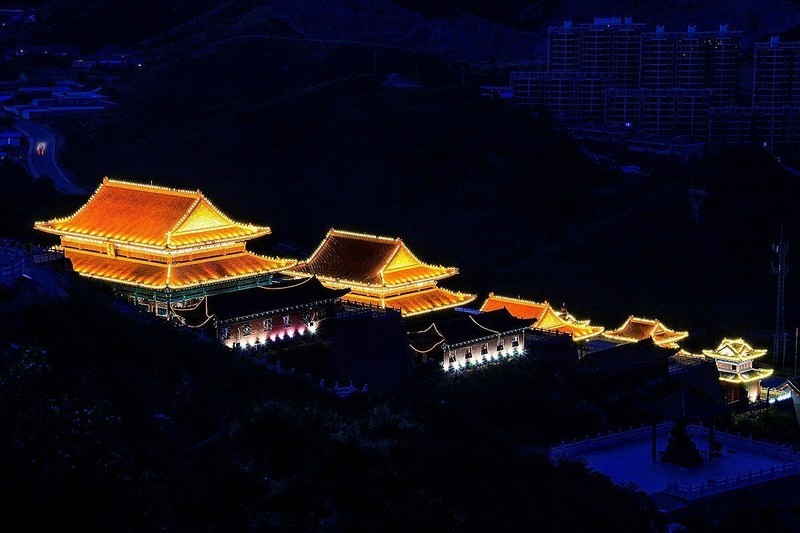 寺庙夜色-中关村在线摄影论坛