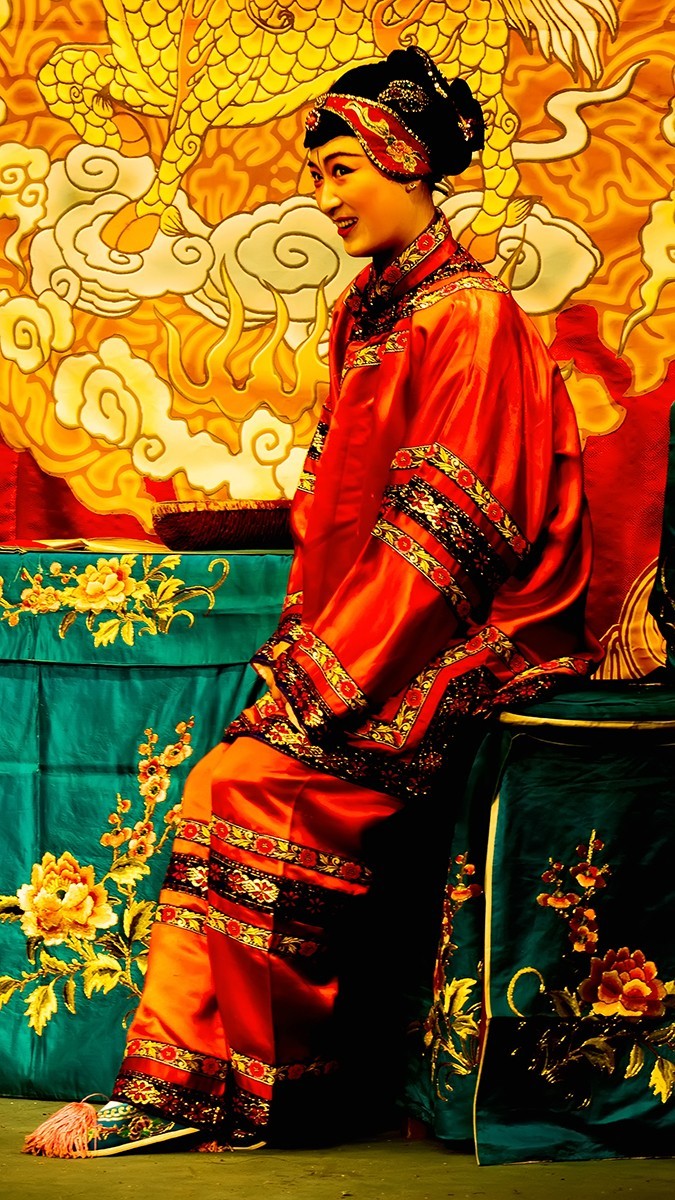汉剧《拾玉镯》角色人物抓拍---花旦玉娇和彩旦刘妈-中关村在线摄影论坛