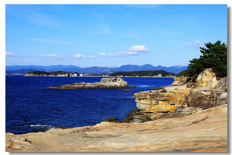 日本 白滨 海岸千叠岩-中关村在线摄影论坛