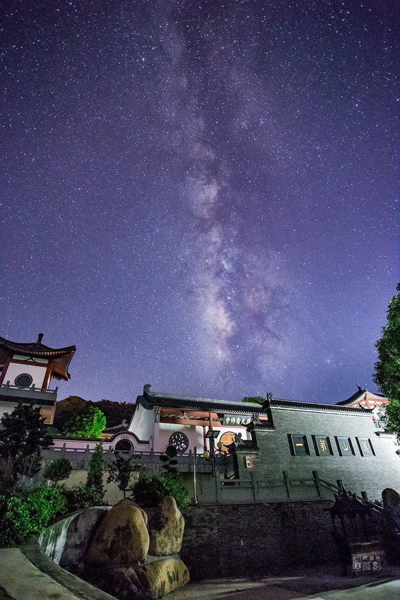 横县宝华山应天寺银河-中关村在线摄影论坛
