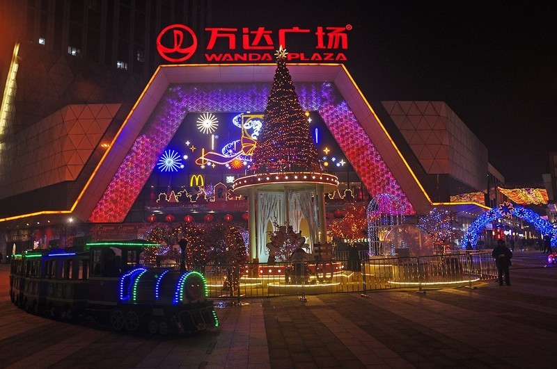 万达广场之夜-中关村在线摄影论坛